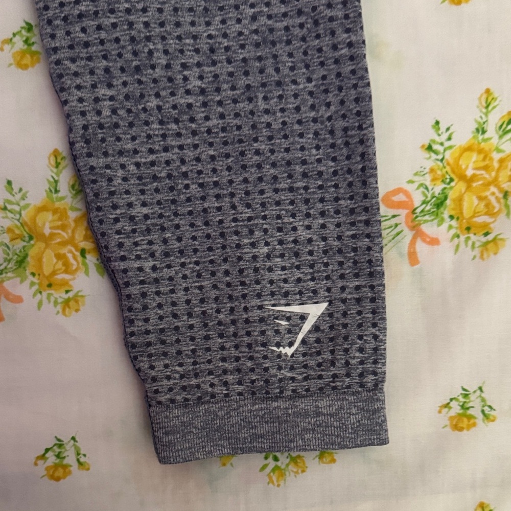 Gymshark Vital Blue/Gray Marled Leggings M - Picture 3 of 5